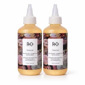 R+Co Teacup Detox Rinse 6 fl oz x2 Peacholine Kombucha